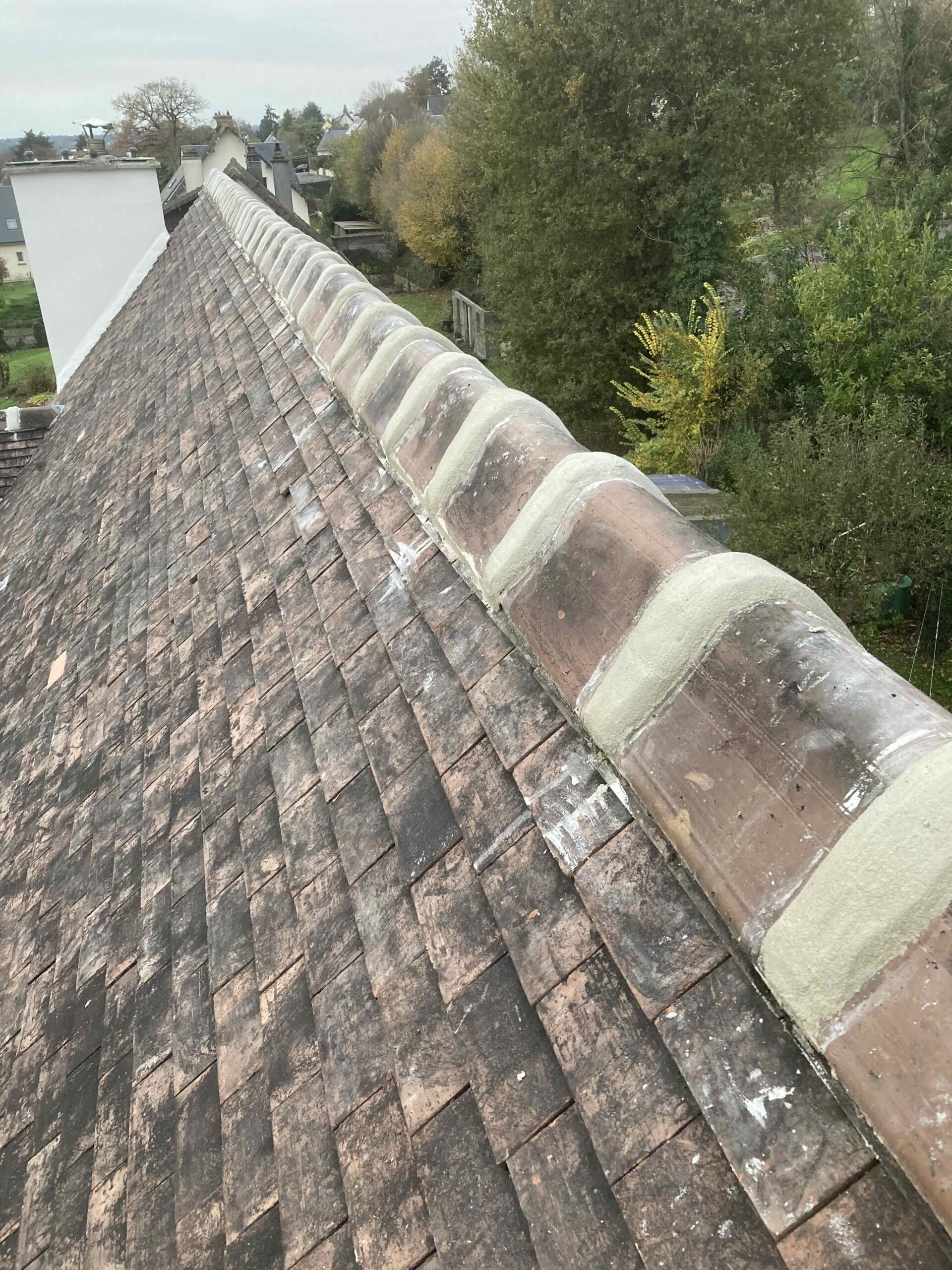 Faîtage tuile